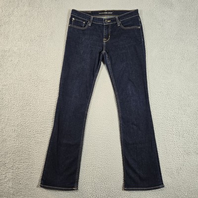 Big Star 1974 Jeans Women 28 30x31 Blue Maddie Mid Rise Boot Dark Wash Stretch