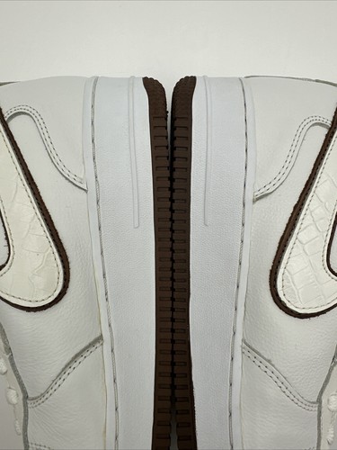 Nike Air Force 1 Mid White Bison Varsity Red 2003 Size 10.5 Brand New 306352-115 - Picture 5 of 24