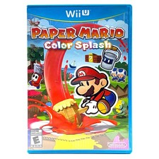 Paper Mario: Color Splash Complete CIB 2016 Nintendo Wii U Tested Works