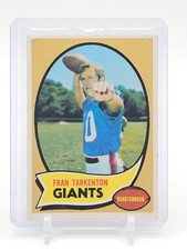 FRAN TARKENTON 1970 TOPPS FOOTBALL #80 NEW YORK GIANTS QB Q5194