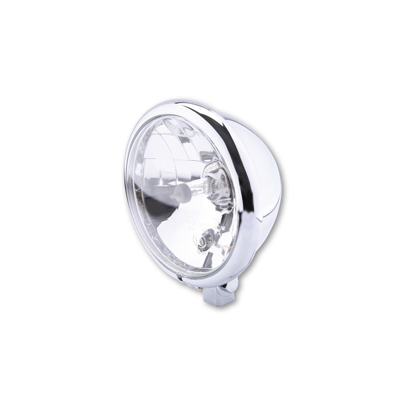 Phare 5 3/4 HIGHSIDER smart Bates Style en acier chromé poli