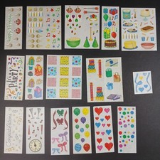 Creative Memories Stickers Birthday Party Celebration Gifts INCOMPLETE