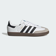 Adidas Kid's Samba OG Shoes, Style IE3677, Size 11K, Cloud White/Core Black