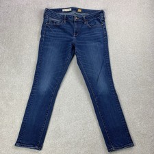 Pilcro and the Letterpress Jeans Womens 31 Slim Straight Denim Pants