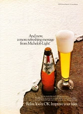 MICHELOB BEER AD #13 RARE 1991 OUT OF PRINT ~ FOR COLLECTORS ~ VINTAGE