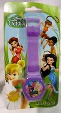 Disney Tinkerbell Fairies Purple LCD Watch Wristwatch LCD Digital Watches-New