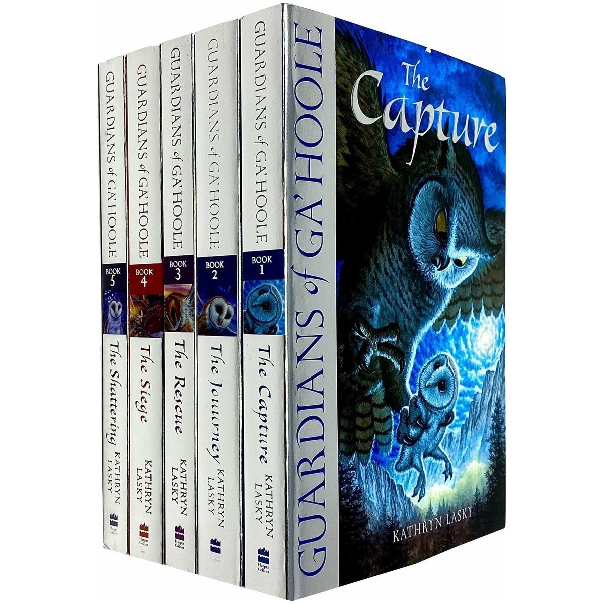 Guardians Of Ga hoole Series Books 1 - 5 Collection Set by Kathryn