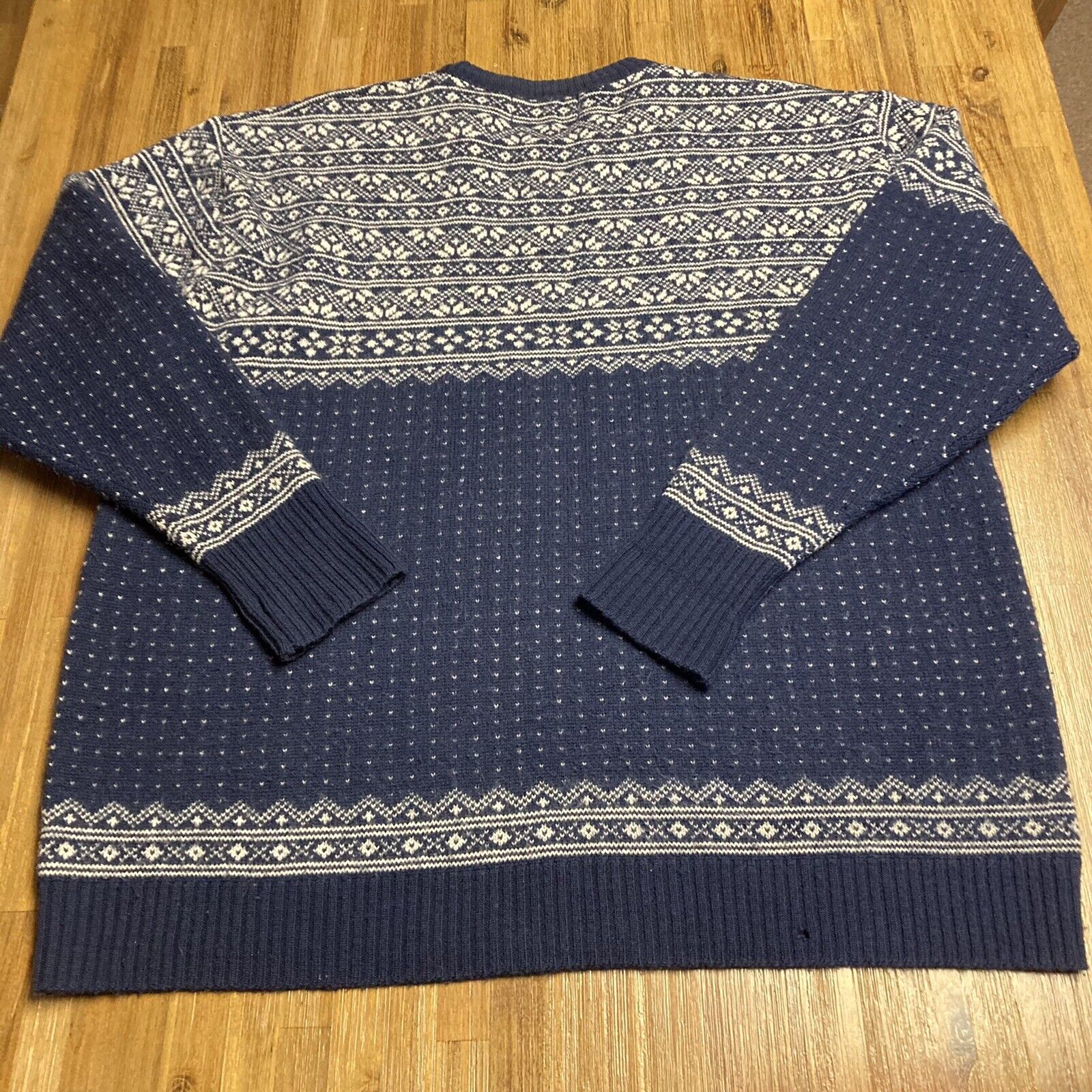 Vintage JERSILD Wool Snowflake Pullover Sweater, … - image 3