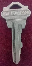 Vintage Brass Key Weslock Appx 2" Padlocks Security Sliding Doors Gate Pool Box