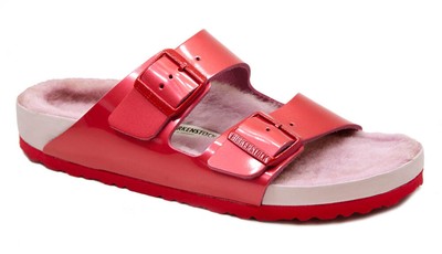 birkenstock arizona exquisite lollipop red