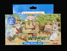 Sylvanian Families Village Flower Stall Flair UK Edition New Sealed RARE 2010