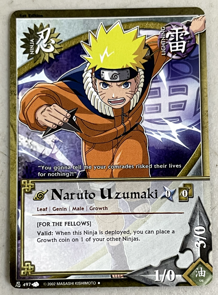 Naruto CCG - #497 - Naruto Uzumaki - 1st Edition - Uncommon | eBay