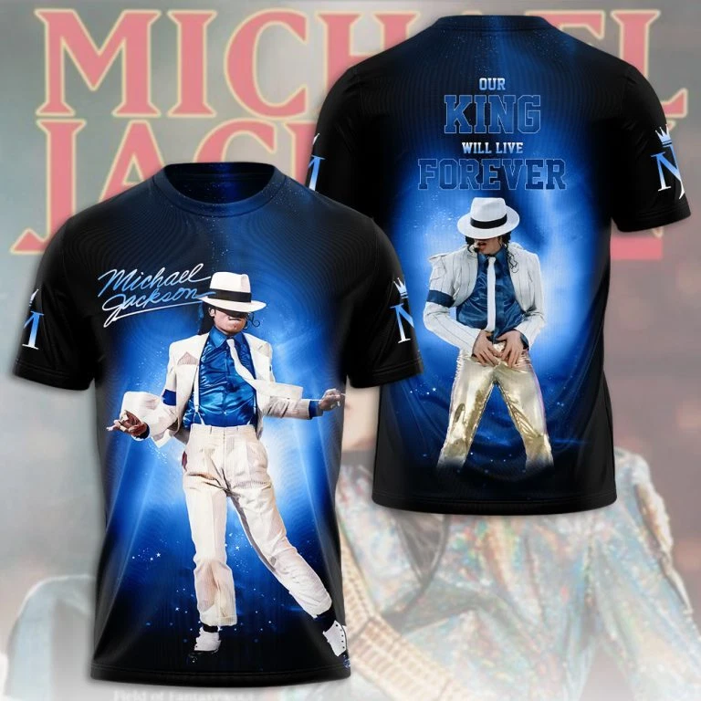 Michael Jackson 3D Unisex T-shirt, gift for fans