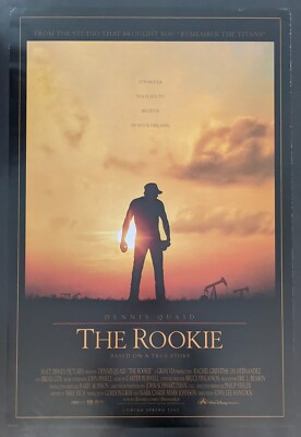 ルーキー　USオリジナル映画ポスター The Rookie (2002) Original 27x40 Movie Poster D/S Rolled, Dennis