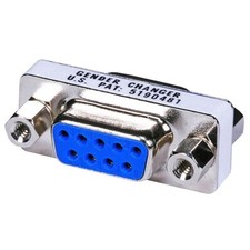 DB9 DB 9 RS-232 Female To Female Mini Gender Changer F/F Adapter Connector