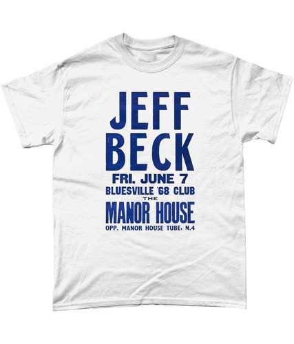 Jeff Beck Gig Poster T Shirt 1968 Yardbirds - Imagen 3 de 3