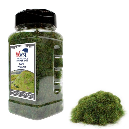 Static Grass Flock 500ml / 1000ml - Choose Your Length Model Railroad WWScenics - Picture 27 of 58