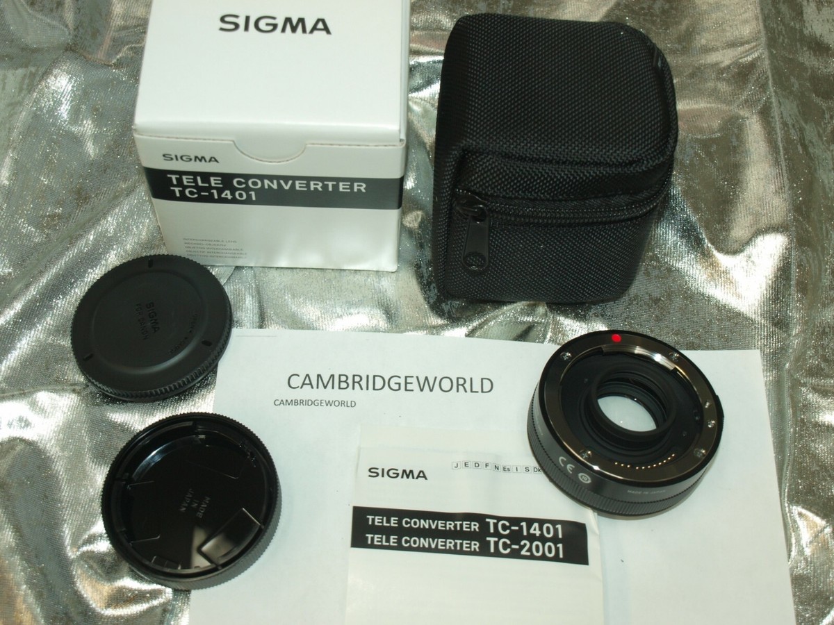 SIGMA 1.4X TELECONVERTER TC1401 LENS for CANON CAMERAS NEW