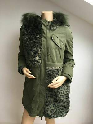 Liu Jo Damen Parka Size: 44 - Olive night (UR)