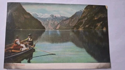 AK Gruss vom Königsee Werbung Bayreuther Zuckerwaren-Fabrik mit Dampfbetrieb... - Bild 1 von 4