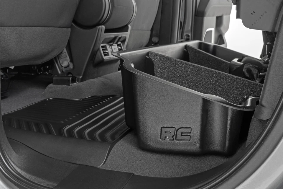 Rough Country Under Seat Storage Double Cab Chevy/GMC 1500/2500HD/3500HD 19-25 - Image 3 of 4