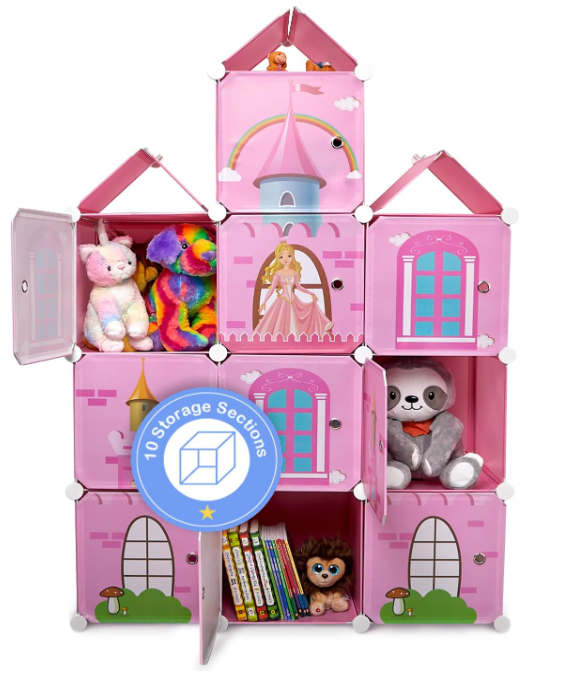 Premium AI Image | A Pink Castle In The Forest