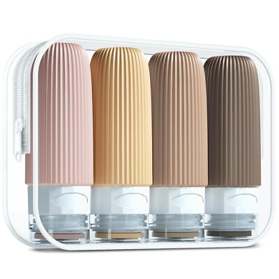 Gemice Silikon Reiseflaschen Set 60ml 4 Stck, Boho