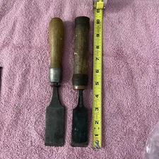 W Butcher Cast Steel Chisel 1 1/4” Wide And M.B. MOULSON Bros. 1 7/16”