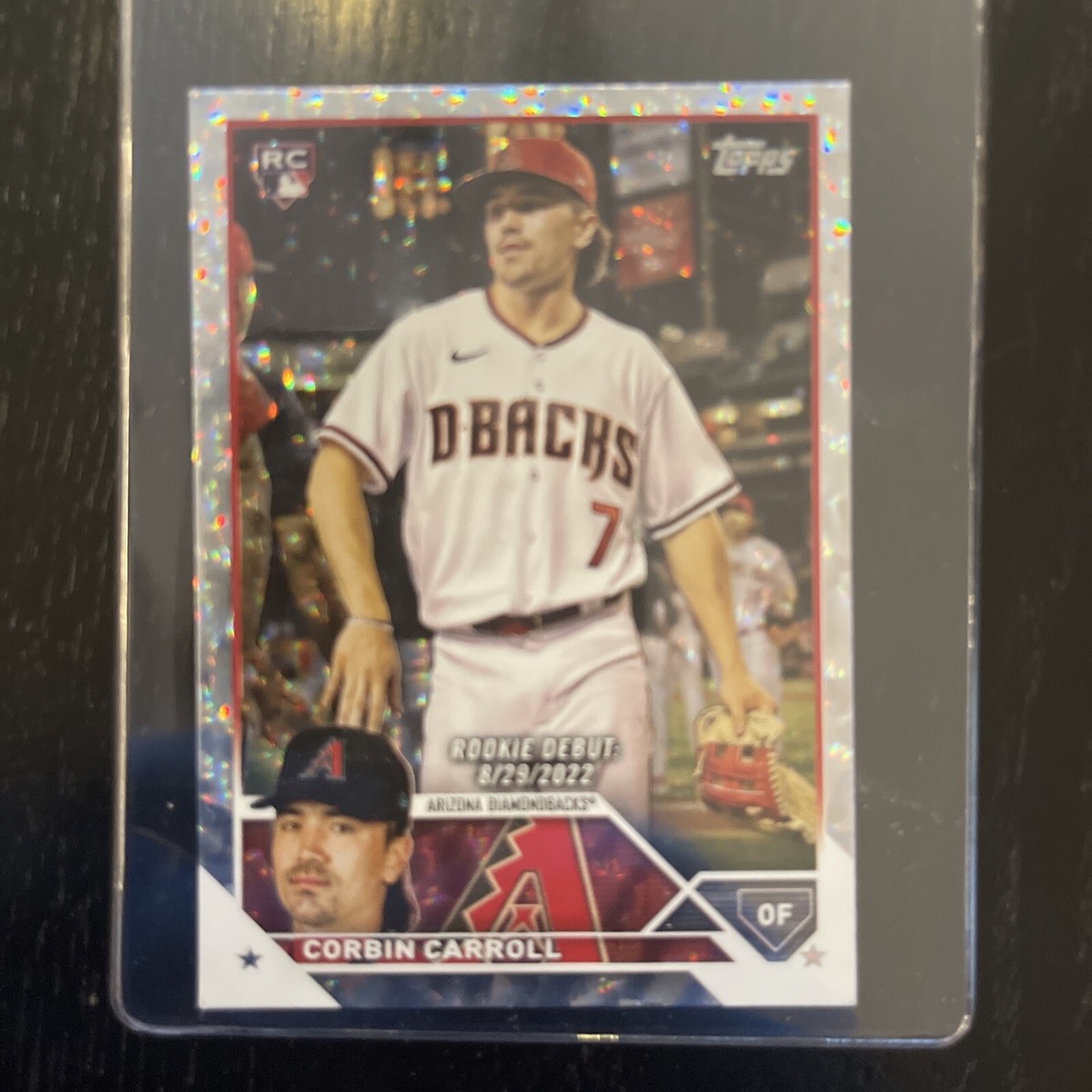 0 Topps Update Corbin Carroll Series Rookie Parallel RC Foilboard 
