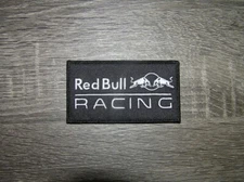 Red Bull Racing Black Motorsports Energy Drink Iron On Patch 3.75" x 2"