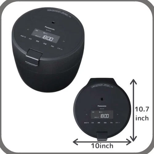 Panasonic SR-NA102-K Rice Cooker 5 Cups pressure induction jar 1200W Can be cook
