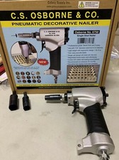 C.S. Osborne  Co. No. 6750 - Pneumatic Decorative Nailer --- Barrel Available 