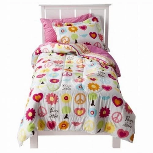 Juego completo de edredón, fundas y sábanas Circo Peace Girl Collection 7 piezas nuevo en paquete Foto 2 de 4
