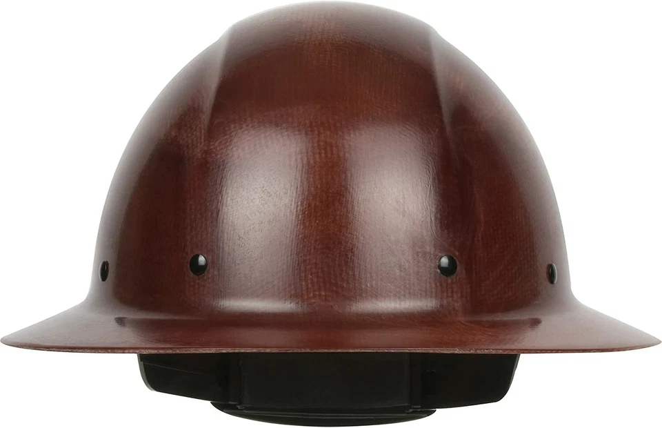Dynamic Wolfjaw Full Brim Fiberglass Hard Hat with 8 Pt Ratchet - Natural Tan - Image 4 of 4