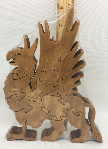Griffin Scroll Saw Puzzle - Handmade 