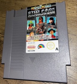 WWF WrestleMania Steel Cage Challenge NES - UKV PAL - Boxed & Complete
