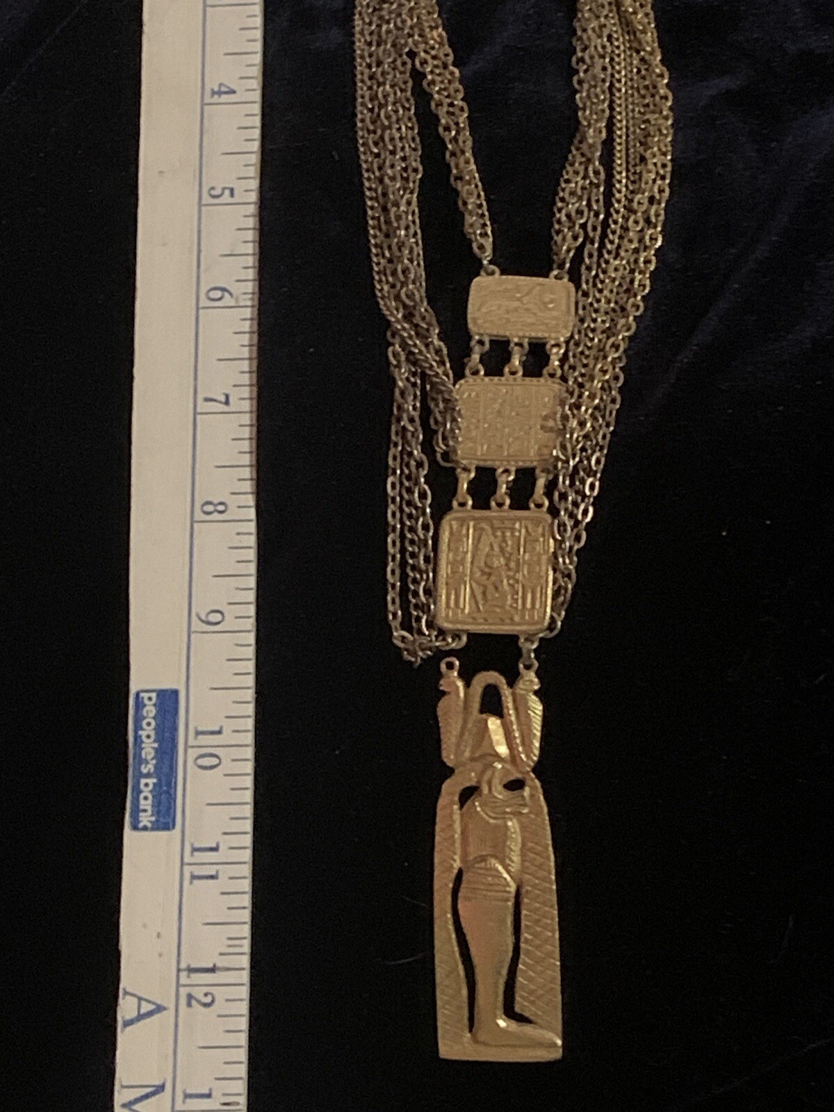 Vtg Kenneth Jay Lane Egyptian Revival Storyteller… - image 6
