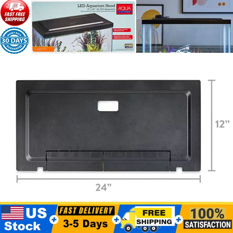 24 inch top aquarium hood led