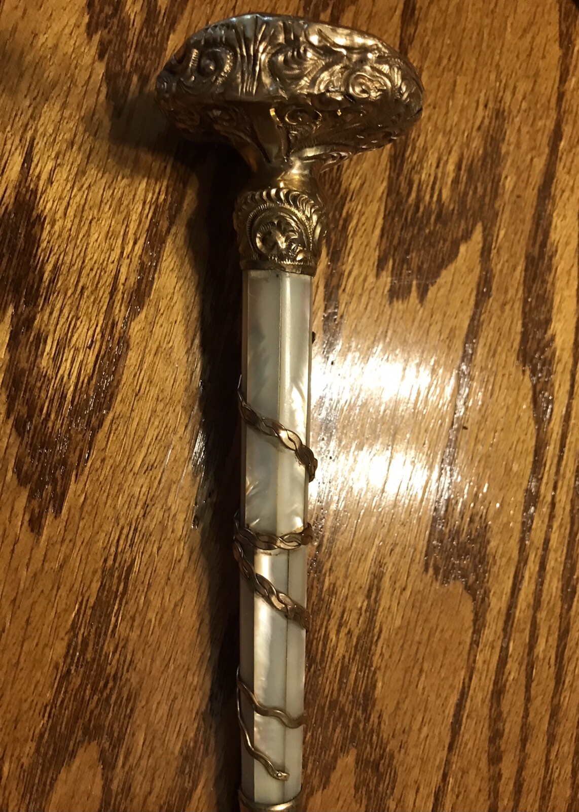 Antique Parasol Victorian Handle Circle Unique Fancy … Gem