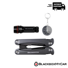 BlackboxMyCar Outdoor Multi Tool Set, 13in1 multitool Plier, Flashlight, Compass