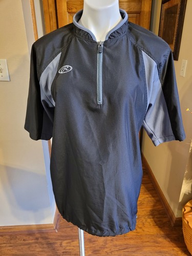 Russell 1/4 Zip Kurzarm Pullover Shirt Herren Größe S - Bild 1 von 2