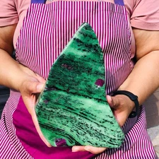 8.55LB Natural zoisite specimen ore quartz crystal mineral healing decor