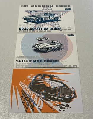 Straight Ahead 2000 Seebad Enge Zürich (CH) 3 Flyer Rave Techno DIN A6