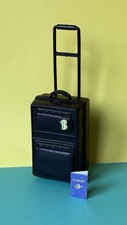 Barbie Vintage Pilot Doll Case Trolley Suitcase & Passport Accessories 1999