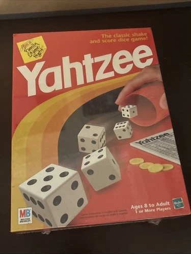 Vintage 1998 Yahtzee Dice Game Board Game Family Milton Bradley BRAND NEW SEALED
