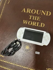 WHITE Sony PSP 1000 System w/ Charger Memory Card Bundle Region Free