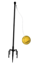  Tetherball Set with Ball & Rope for Outdoor Backyard, Adjustable Tether 10 FT
