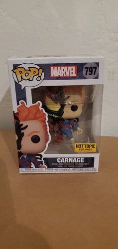 Funko Pop CARNAGE #797 Hot Topic EXCLUSIVE Marvel SPIDER-MAN NEW Cletus Kasady