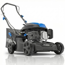 Hyundai Cordless Lawnmower Petrol 16" 40cm Black Edition 139cc 35L Lawn Mower