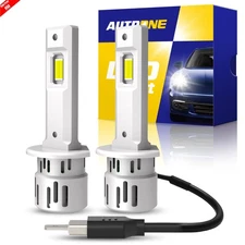AUTOONE H1 LED Headlight Bulbs Conversion Kit Hi/Low Beam 6500K Super White A++